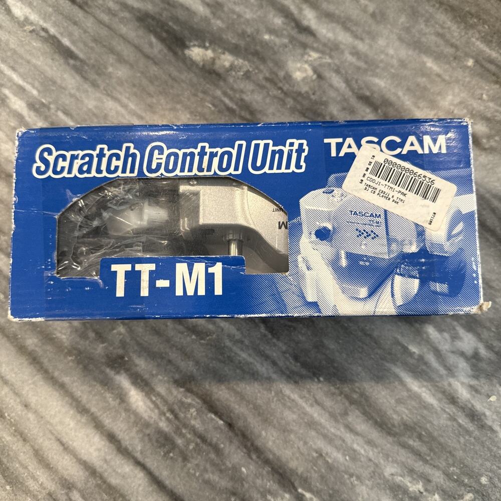 Tascam TT-M1 Scratch Control Unit DJ Turntable CD Player Controller w/Box Manual